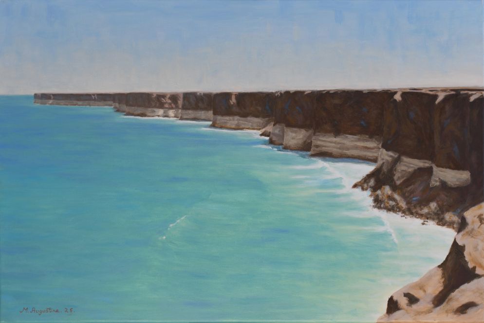 Nullarbor cliffs 50x75cm $900